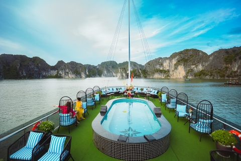 (1N) DU THUYỀN THƯỢNG HẠNG 5 SAO AMETHYST CRUISE