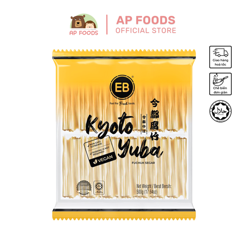 Phù trúc tươi Kyoto Yuba EB Malaysia 500g -  Viên Thả Lẩu Malaysia