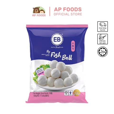 Cá Viên EB Malaysia 500g - Small Fish Ball EB 500g - Viên Thả Lẩu Malaysia