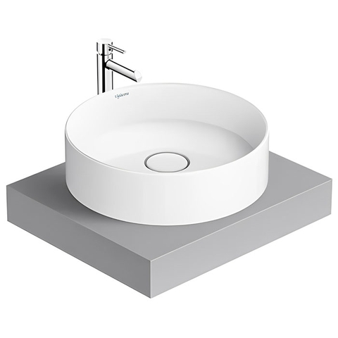 Chậu lavabo đặt bàn Viglacera CM02 vành mỏng