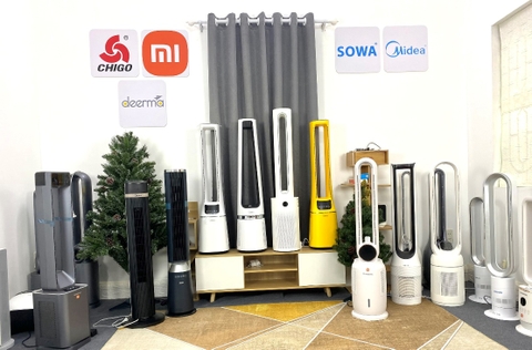 Tổng hợp quạt không cánh có chức năng lọc khí hiện nay