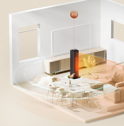 Máy sưởi xiaomi có kết nối wifi (App Mihome)