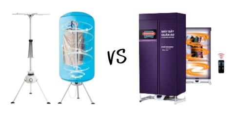 So sánh các loại tủ sấy quần áo trên thị trường