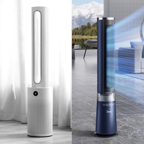 Phân biệt quạt không cánh và quạt tháp.