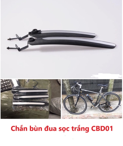 Chắn bùn đua sọc trắng CBD01