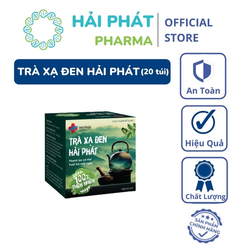 Trà Xạ Đen Hải Phát Thanh Lọc Cơ Thể (Hộp 20 gói) - Cam kết hàng chính hãng