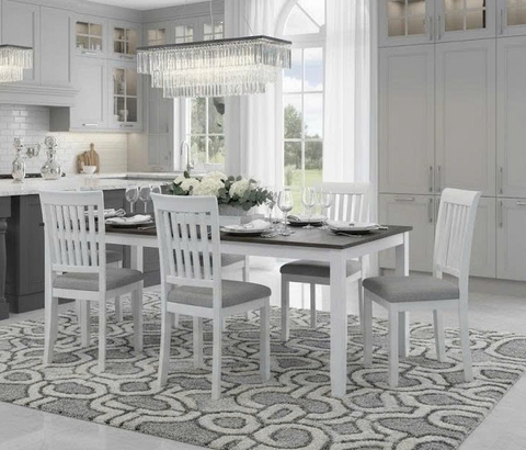 Bộ bàn ăn 6 Ghế Standard White