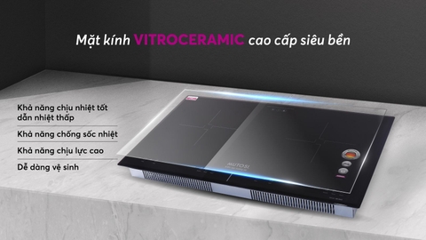 Bếp từ đôi Mutosi MI 86D