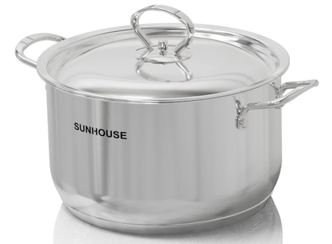Bộ nồi inox 304 5 đáy SUNHOUSE SHG503 3 nồi