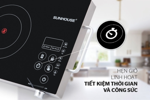 Bếp hồng ngoại cảm ứng Sunhouse 2000W SHD6017