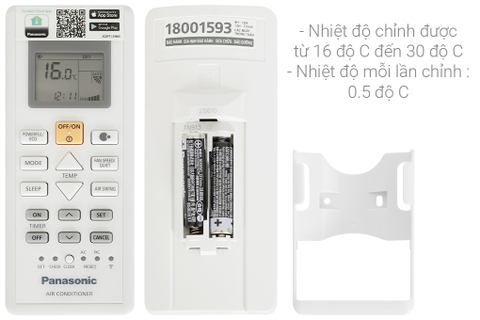 Máy lạnh 2 chiều Panasonic Inverter 1.5 HP CU/CS-YZ12AKH-8