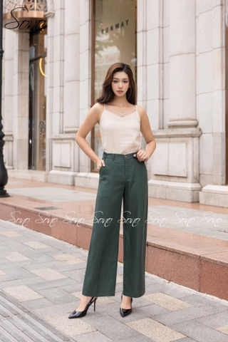 SONO - Áo vest linen xương cá