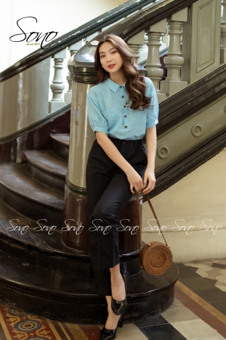 SONO - Quần dài linen form lửng nhiều màu