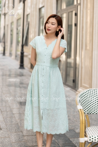 SONO - Đầm xô cổ tim