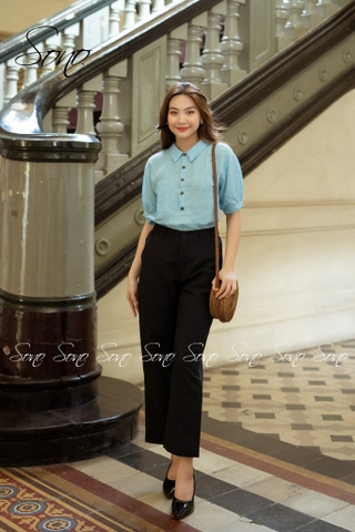 SONO - Quần dài linen form lửng nhiều màu