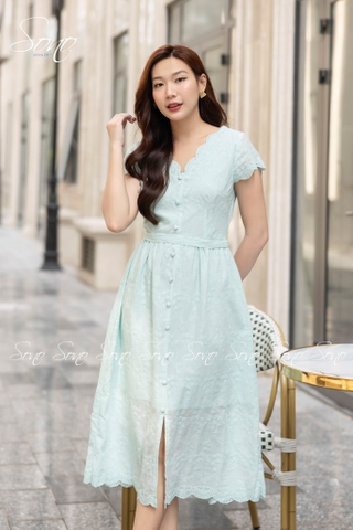 SONO - Đầm xô cổ tim