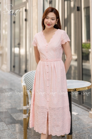 SONO - Đầm xô cổ tim