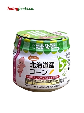 Đồ Ăn Dặm Cho Bé Bột Bắp Hokkaido Nghiền {Kewpie} 70G