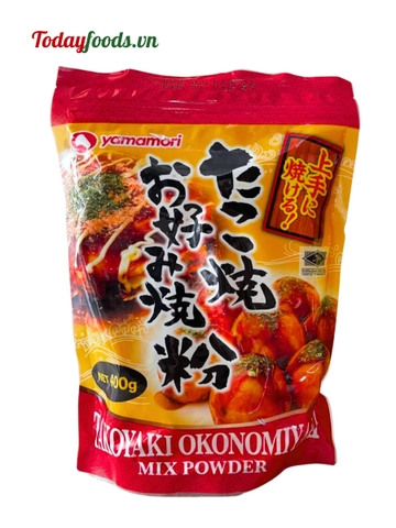 Bột Takoyaki Okonomiyaki Mix Powder {Yamamori} 400G