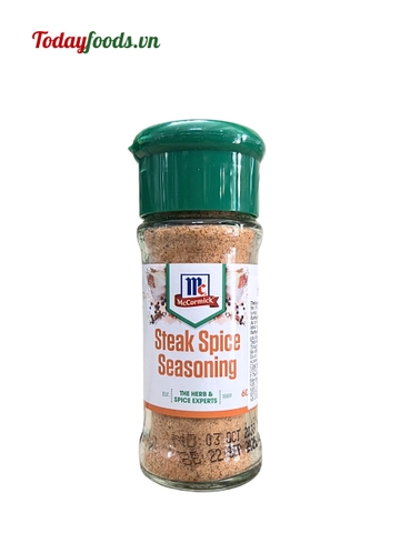 Steak Spice - Gia Vị Tẩm Ướp Bò Nướng McCormick 60G