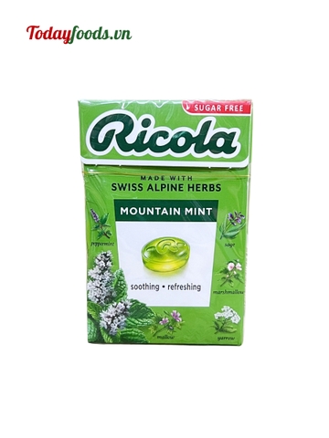Kẹo Ricola Mountain Mint 40G