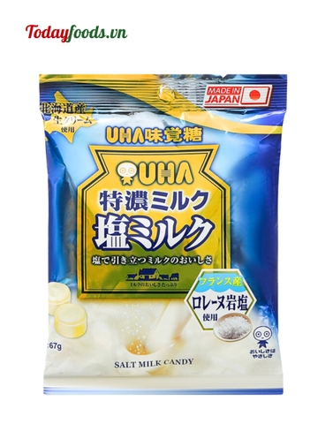 Kẹo UHA sữa muối Tokuno 67G