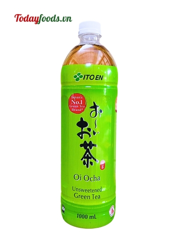 Trà Xanh Oi Ocha Green Tea 1L (Không đường)