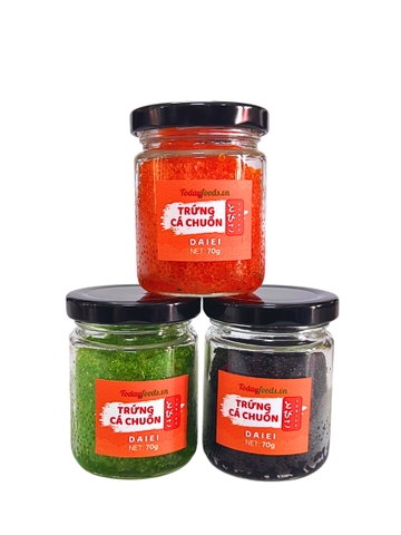 Trứng Cá Chuồn Tobiko Nhật Bản {Daiei} 70G