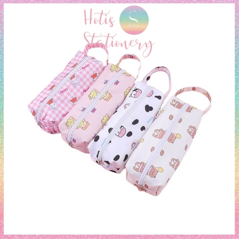 Túi đựng bút hoạt hình bằng vải poly 2 lớp không thấm nước