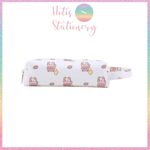 Túi đựng bút hoạt hình bằng vải poly 2 lớp không thấm nước