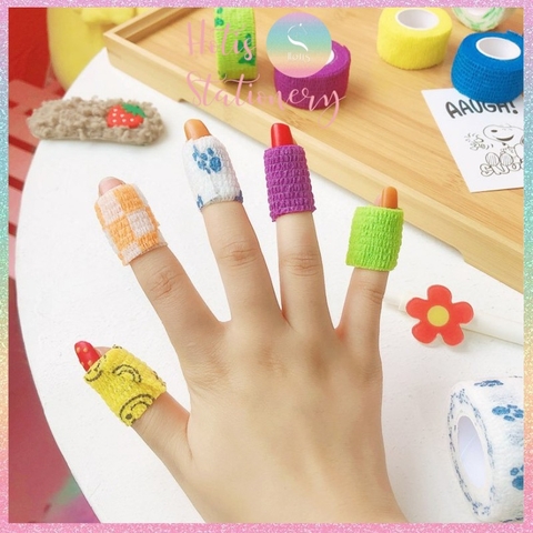 Băng quấn ngón tay co dãn bảo vệ nóng tay khi viết chữ, chơi thể thao Hotis