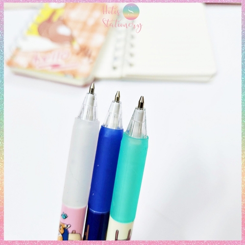 Bút chì bấm kim Hotis PinkFoot ngòi 0.5mm phong cách Hàn Quốc