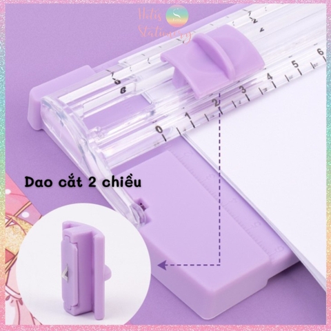 Combo 2 Dao dự phòng Hotis gắn bàn cắt giấy size mini/A5