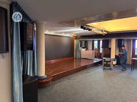 Hoàn thiện lắp đặt hệ thống âm thanh hội trường chuyên nghiệp tại khách sạn Riverside, Hồ Chí Minh