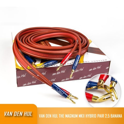 Dây Loa Van Den Hul The Magnum MKII Hybrid Pair 2,5 Banana