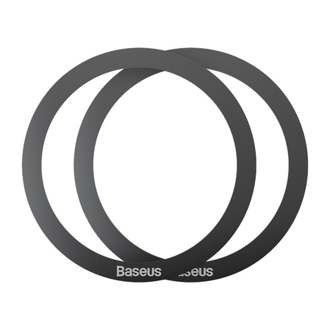 Vòng Kim Loại MagSafe Baseus Halo Series Magnetic Metal Ring cho iPhone 13/12 Series ( Bộ 2 miếng, Hút nam châm, Dùng cho phụ kiện MagSafe Apple)