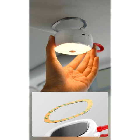 Đèn LED năng lượng mặt trời Baseus LED Night Light Magnet Incar Reading Lamp