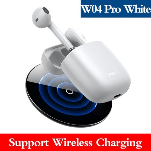 Tai nghe không dây Baseus Encok True Wireless Earphones W04/ W04 Pro (TWS, Wireless charger, Earbuds Mini, New Model)