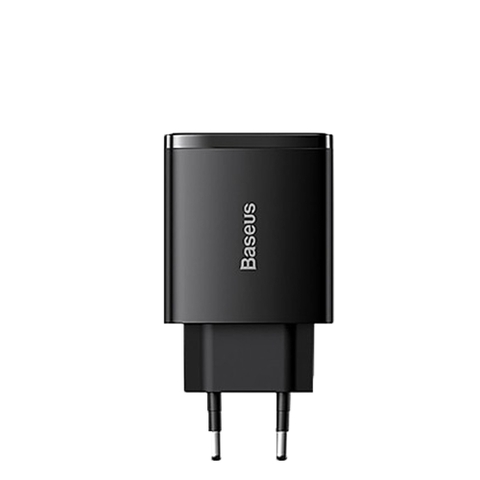 Cốc sạc nhanh siêu nhỏ gọn Baseus Compact Quick Charger 30W(USB dual port +Type C,30w PD/QC3.0 Multi Quick Charge Support)