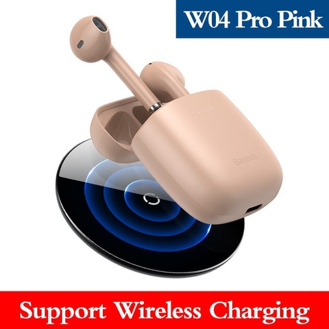 Tai nghe không dây Baseus Encok True Wireless Earphones W04/ W04 Pro (TWS, Wireless charger, Earbuds Mini, New Model)