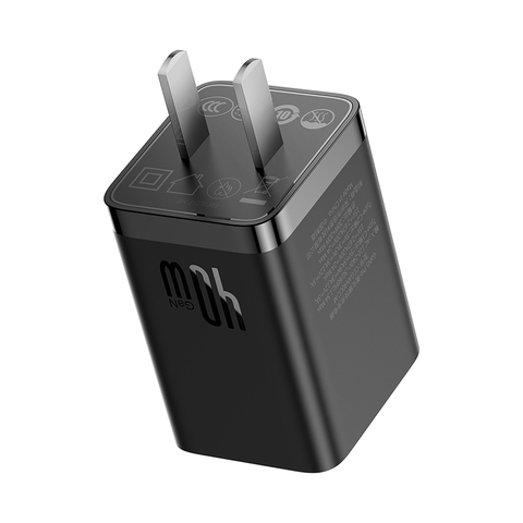 Củ Sạc Nhanh Baseus GaN5 Pro Fast Charger C+C 40W Dùng Cho i.P.h.o.n.e S.a.m.s.u.n.g M.a.c.b.o.o.k i.P.a.d