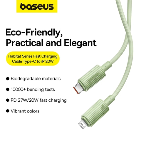 Cáp Sạc Nhanh Baseus Habitat Series Type-C to L.i.g.h.t.n.i.n.g PD 20W (Fast Charging Data Cable)