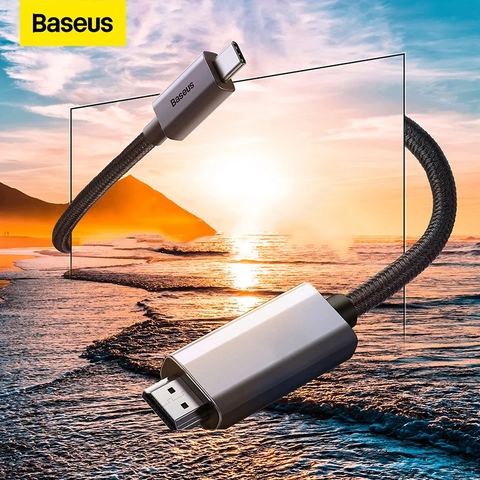 Cáp Chuyển USB Type C Sang HDMI Siêu Nét Baseus High Definition Series Graphene Cho Smartphone/T.a.b.l.e.t/M.a.c/Laptop