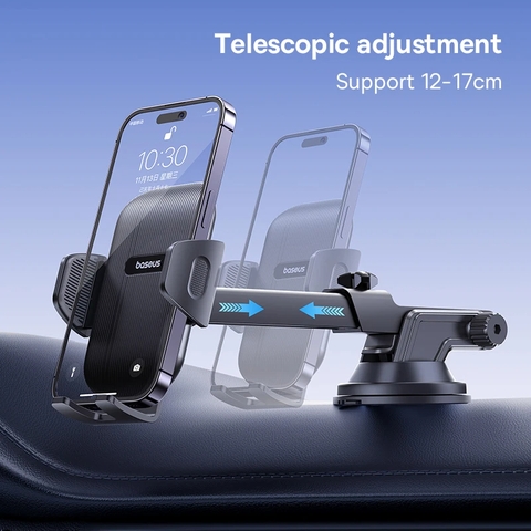 Baseus UltraControl Go Series Clamp-Type Phone Holder Dùng Cho Taplo (Suction Cup Version)