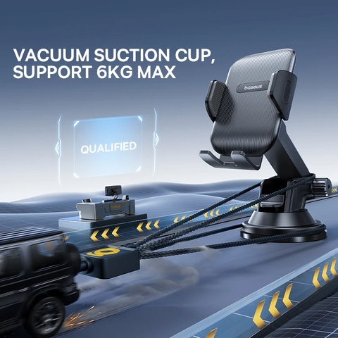 Baseus UltraControl Go Series Clamp-Type Phone Holder Dùng Cho Taplo (Suction Cup Version)