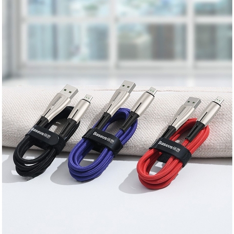 Cáp sạc nhanh siêu bền Baseus Waterdrop Micro USB Cable dùng cho A.n.d.r.o.i.d S.a.m.s.u.n.g/ O.p.p.o/ X.i.a.o.mi