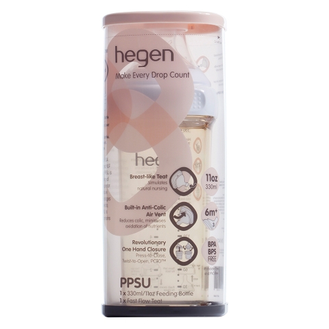 Bình sữa Hegen PPSU 330ml (6M+)