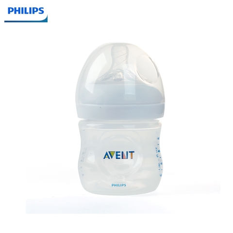 Bình sữa Philips Avent Nature 125ml bằng nhựa, không BPA (SCF690.13)
