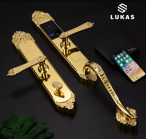 Khóa cửa thông minh Lukas LK-9100G Gold 24k