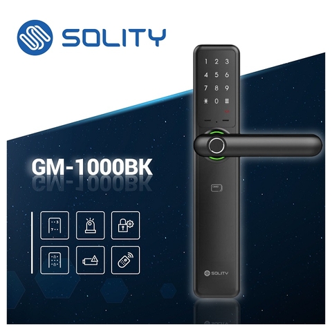 Khoá cửa điện tử Solity GM-1000BK